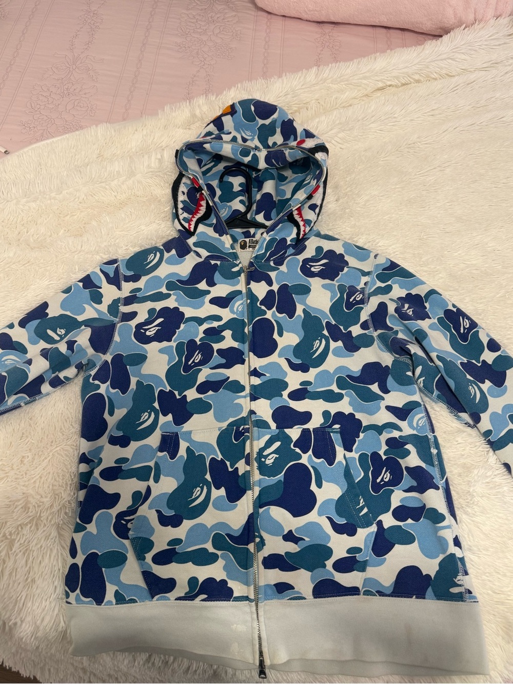BAPE ABC Shark blue camo hoodie #camouflage #shark